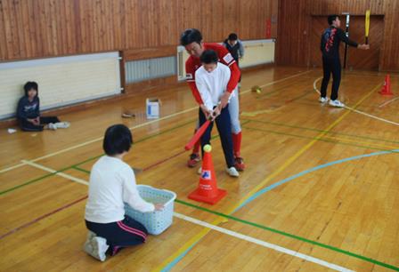 長野養護学校中学部 野球教室 信濃グランセローズ オフィシャルサイト